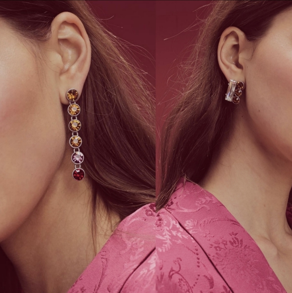 {For Love & Lemons} Brand New Cleo Mismatched Earrings